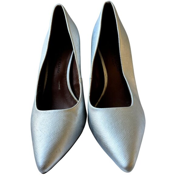 CHRISTIAN SIRIANO for Payless Women Sz 8 Silver Trendy High Heel Shoes NWOB - Picture 2 of 13
